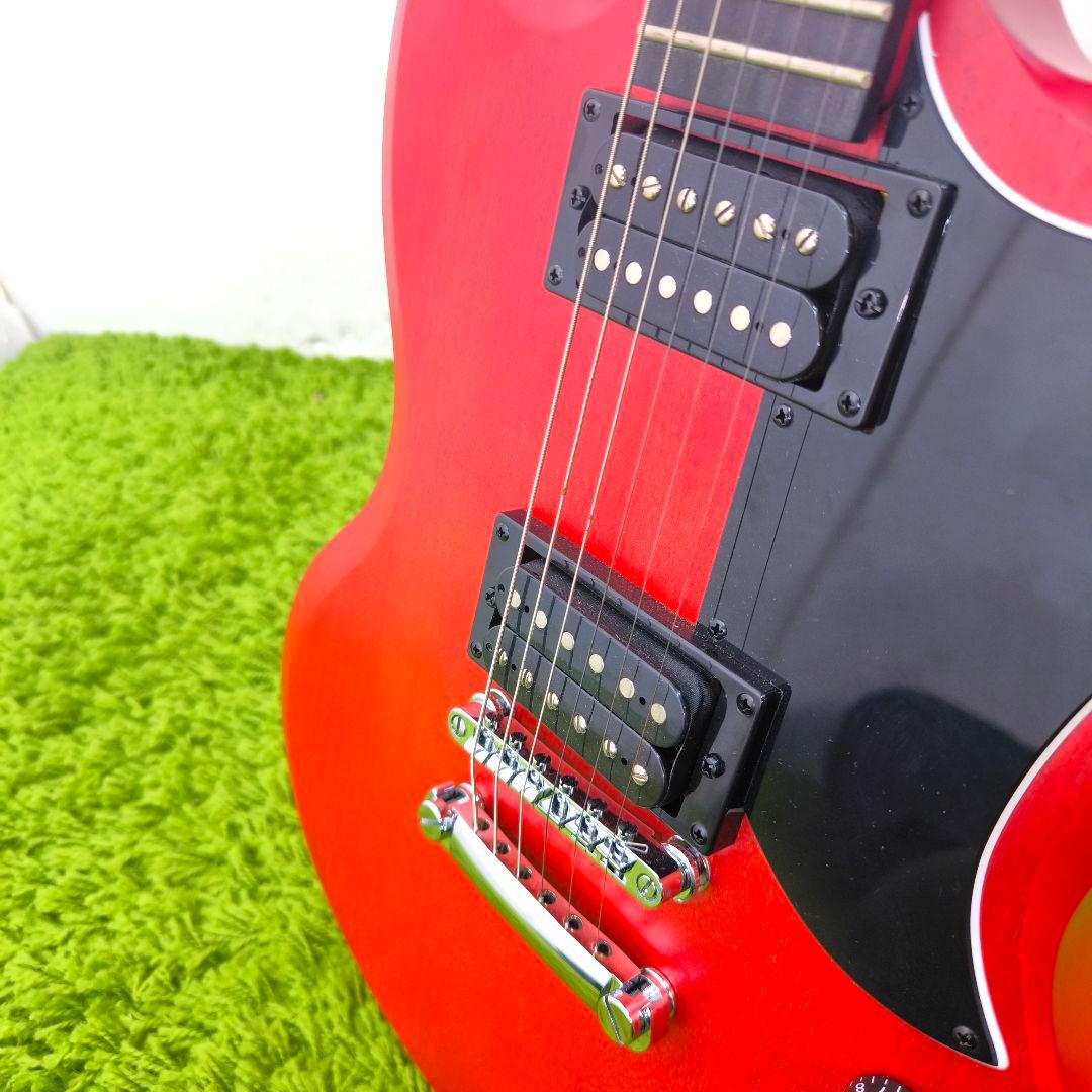極美品　Epiphone SG エレキギター 赤 艶消し ソフトケース付き