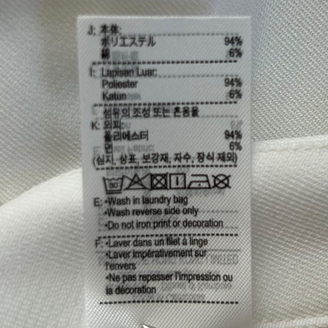 新品 ラコステ プリーツスカート テニス スコート LACOSTE 38 白