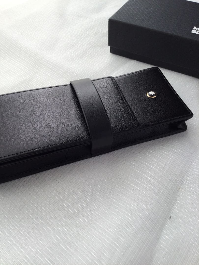 未使用 モンブラン MONT BLANC 3本 ブラック筆箱