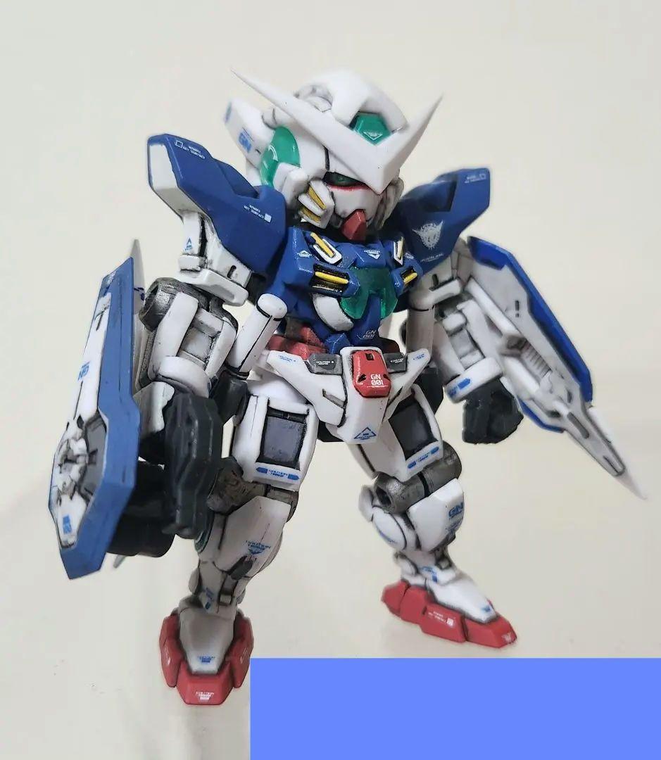 塗装済　モビルスーツアンサンブル　ガンダムエクシア　GNアームズ　EX46