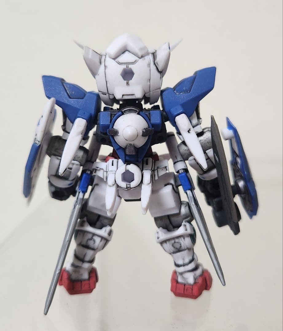 塗装済　モビルスーツアンサンブル　ガンダムエクシア　GNアームズ　EX46