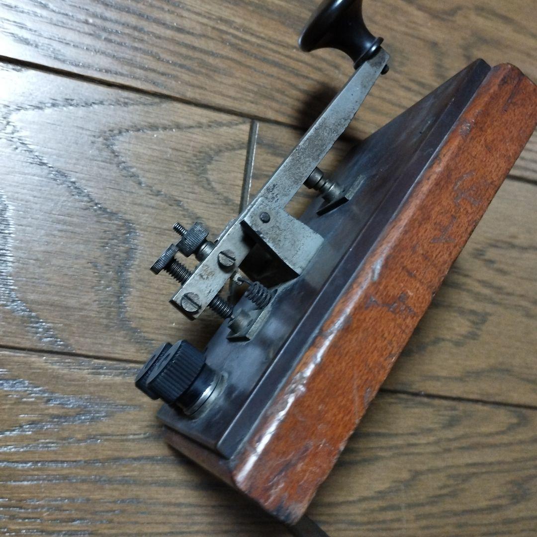 電鍵　モールス信号　アンティーク　レトロ