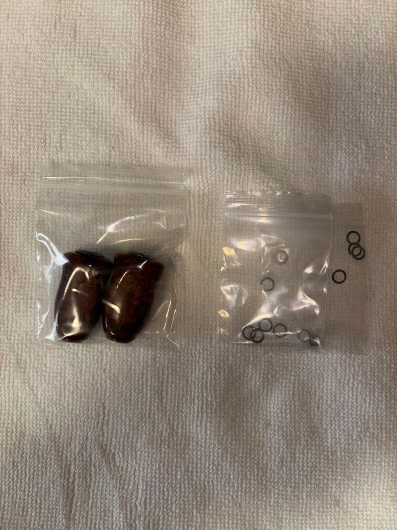 A37 極上本花梨材使用 ハンドルノブ 2個セット　ハンドルノブ ウッド