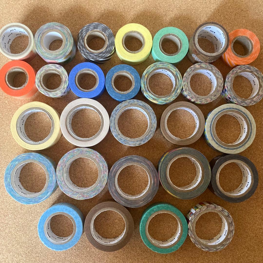 【期間限定価格】マスキングテープ他139点セット/無印良品2段引き出し収納付き