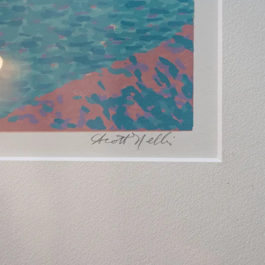 80年代　シルクスクリーン　アート作品