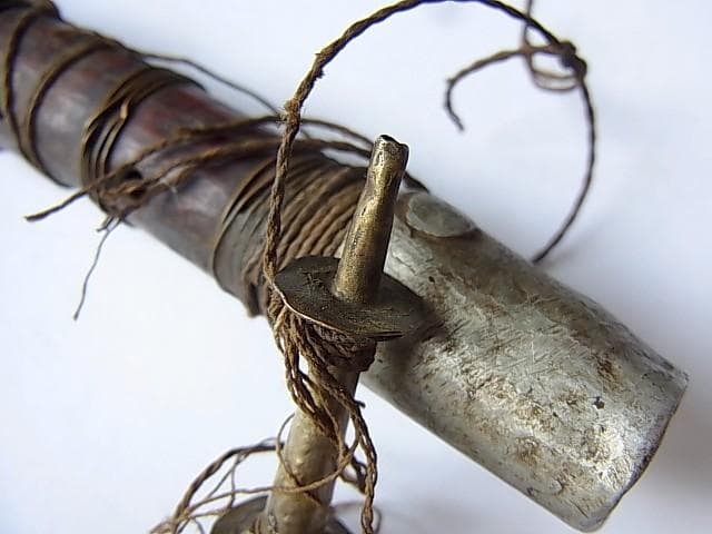 ★W2702★ネパール 古い 笛 シャーナイ リード楽器 瞑想 仏具