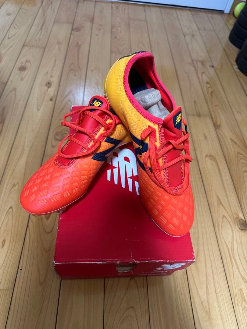 New Balance Furon V4 SG 26cm オレンジ/イエロー