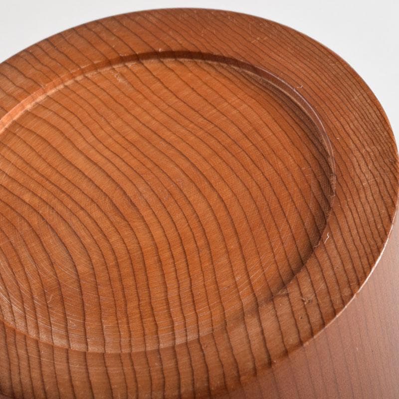 茶道具　飛騨一位細工　茶筒　時代箱　V　8860