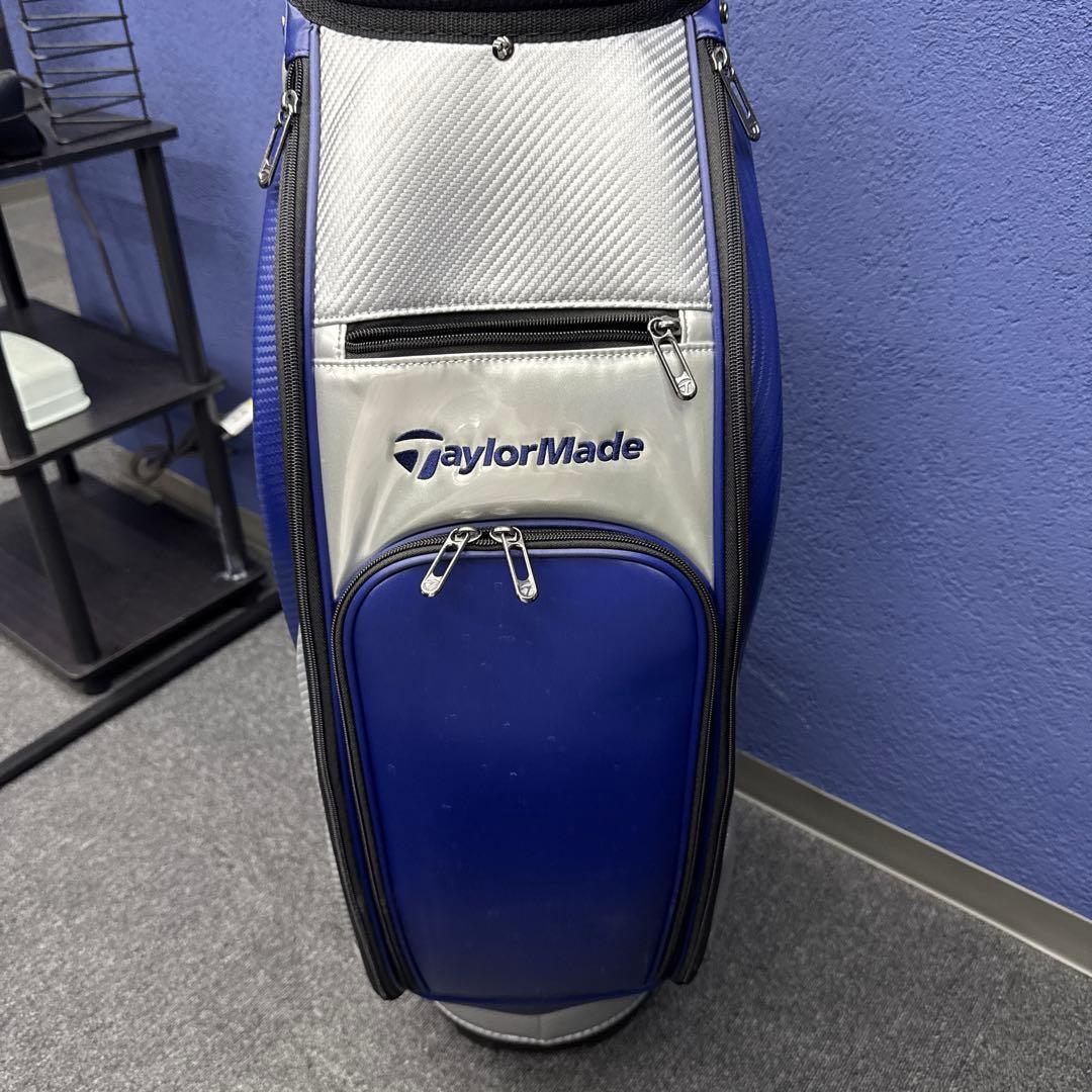 TaylorMade ゴルフ　キャディーバッグ 青/銀　9.5