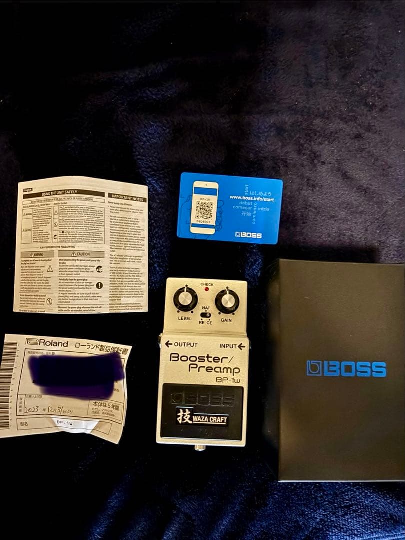 BOSS WAZA CRAFT BP-1W ブースター/プリアンプ　保証書付き