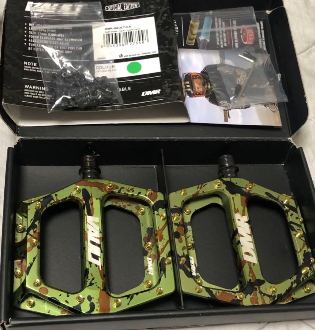 DMR BIKES VAULT V2 liquid camo green ペダル