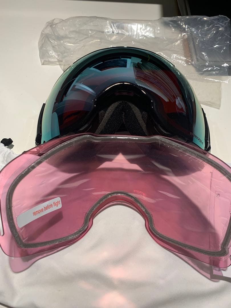 Oakley プリズムレンズ最高級ゴーグル プリズム替えレンズあり　Ｌサイズ