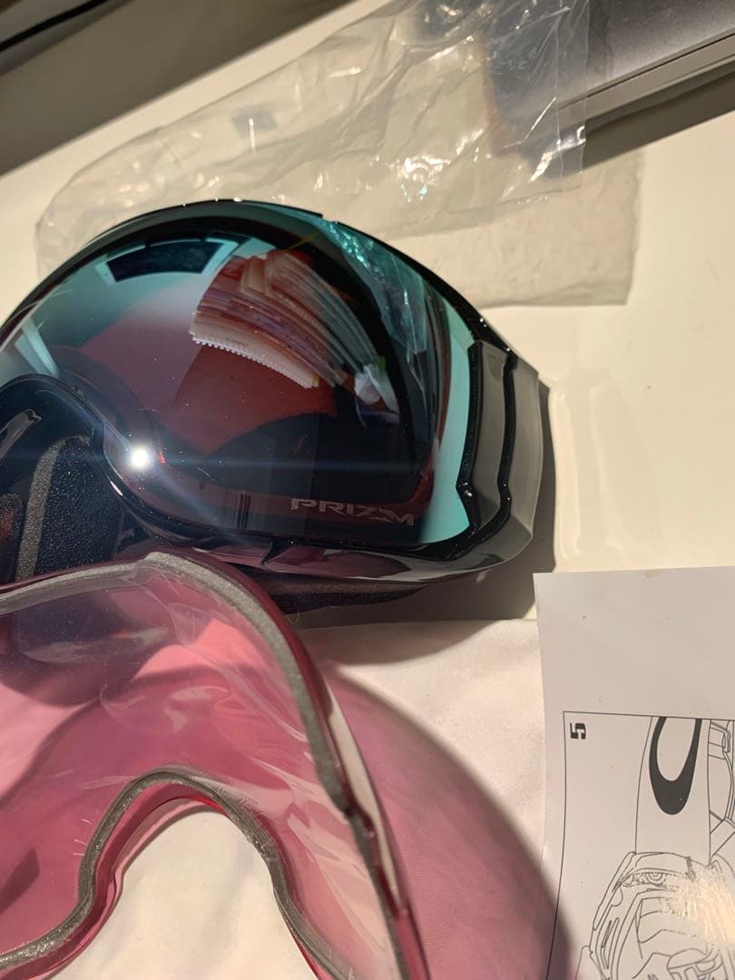 Oakley プリズムレンズ最高級ゴーグル プリズム替えレンズあり　Ｌサイズ