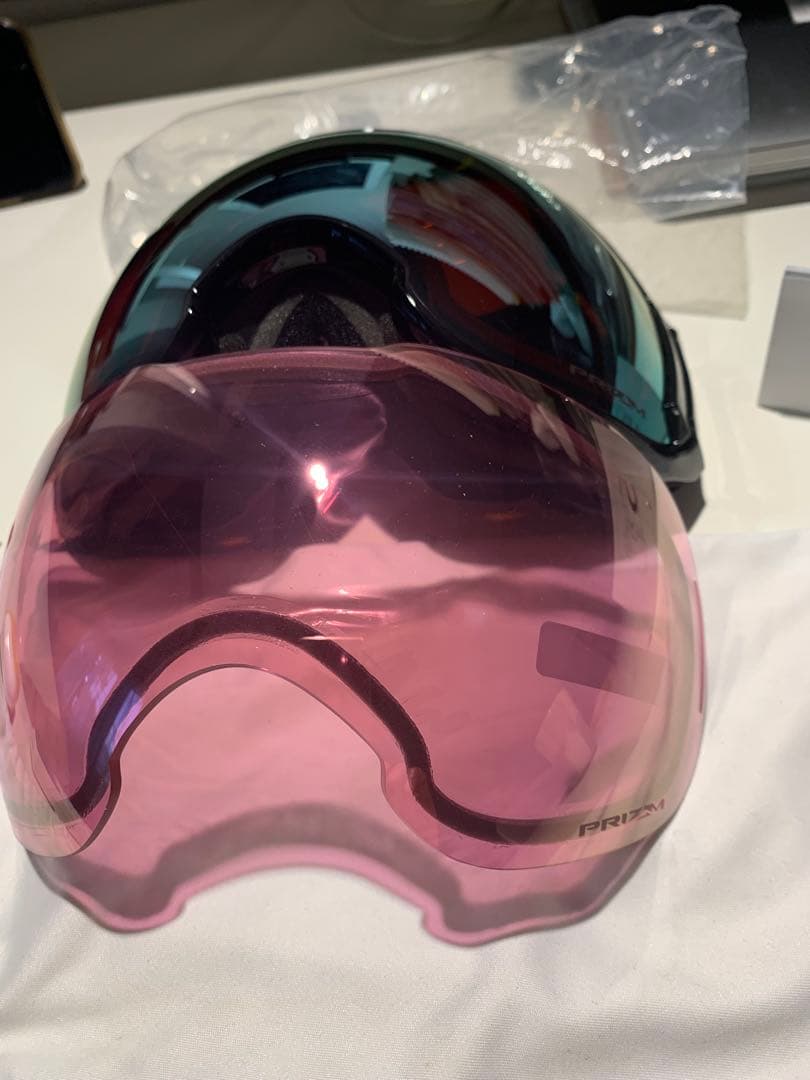 Oakley プリズムレンズ最高級ゴーグル プリズム替えレンズあり　Ｌサイズ