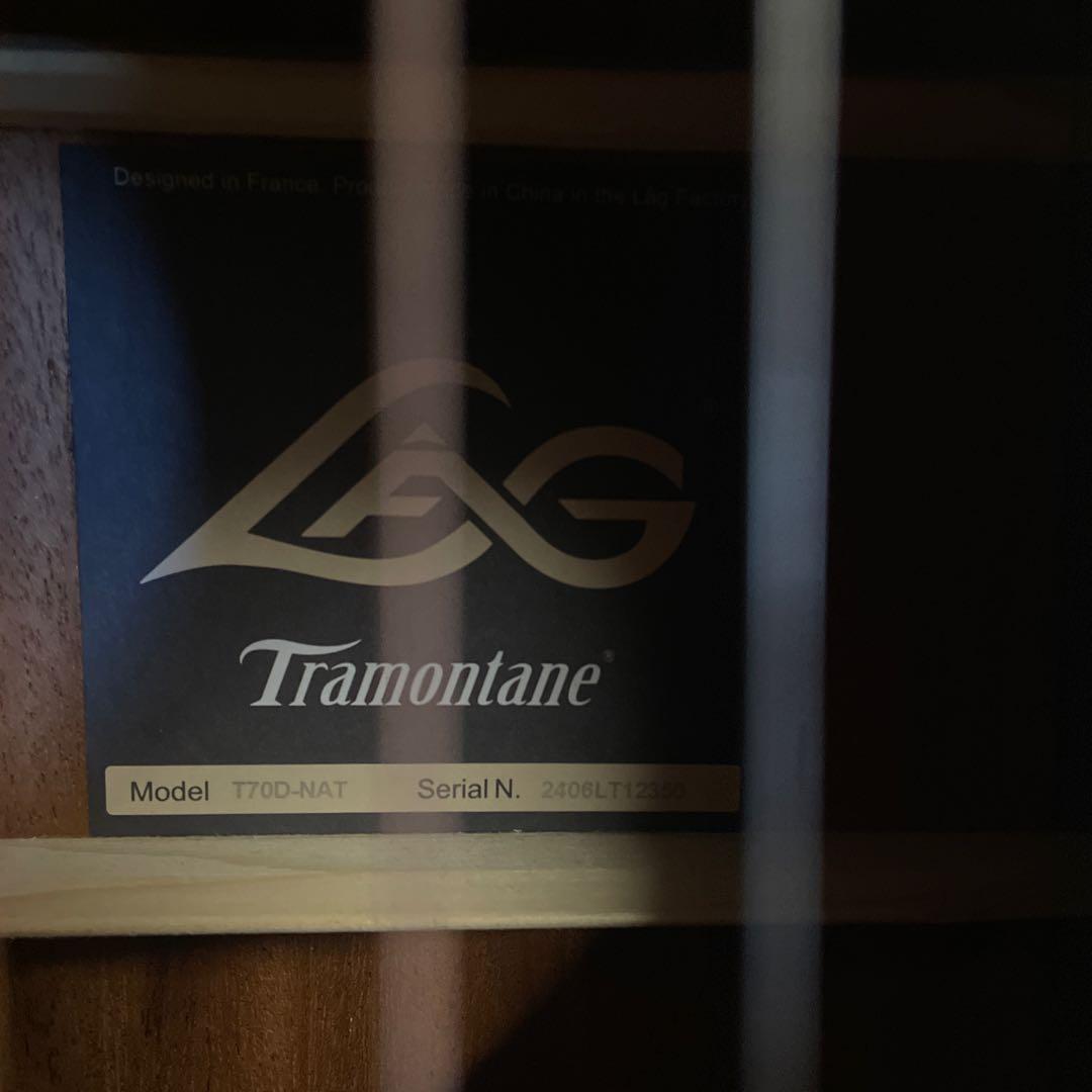 LAG Tramontane T70D-NAT ケーススタンドチューナー保証書