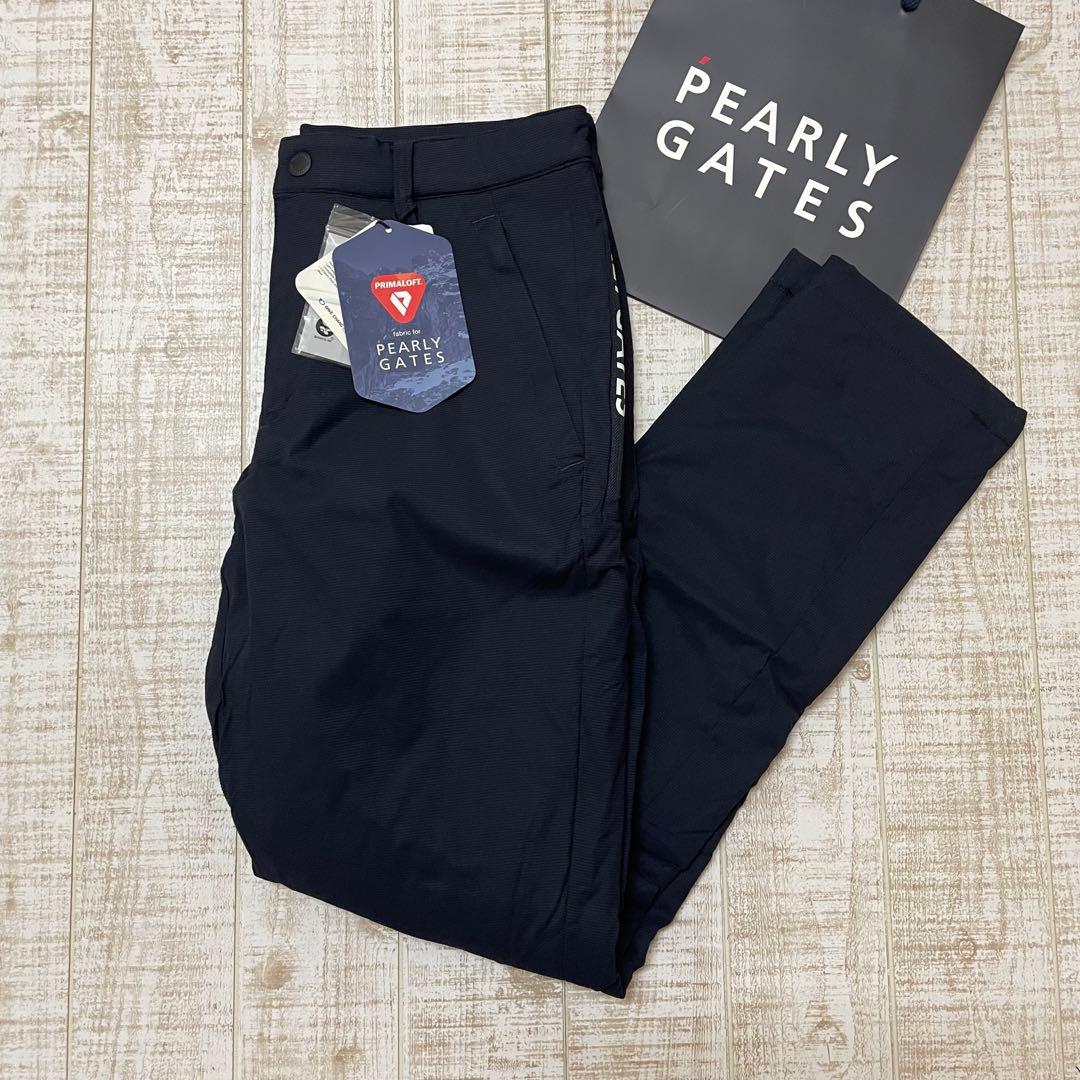新品 パーリーゲイツ パンツ 中綿 プリマロフト ネイビー XLサイズ（6）