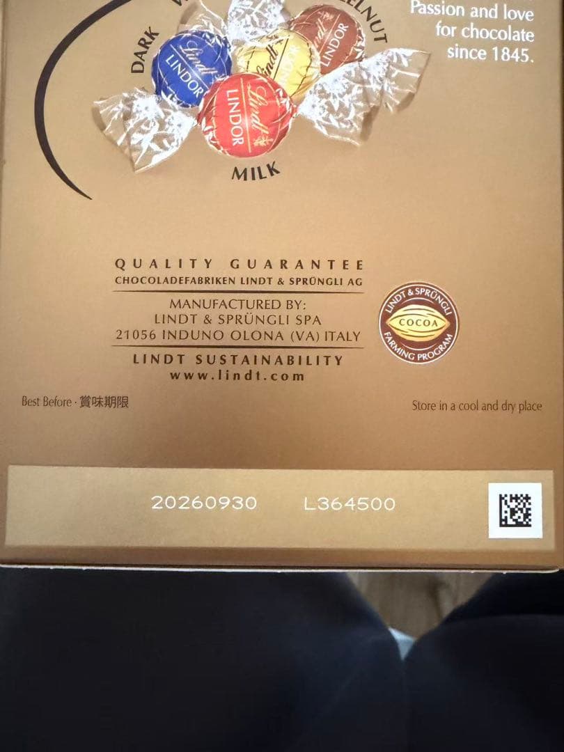 LINDOR アソート 600g×5箱