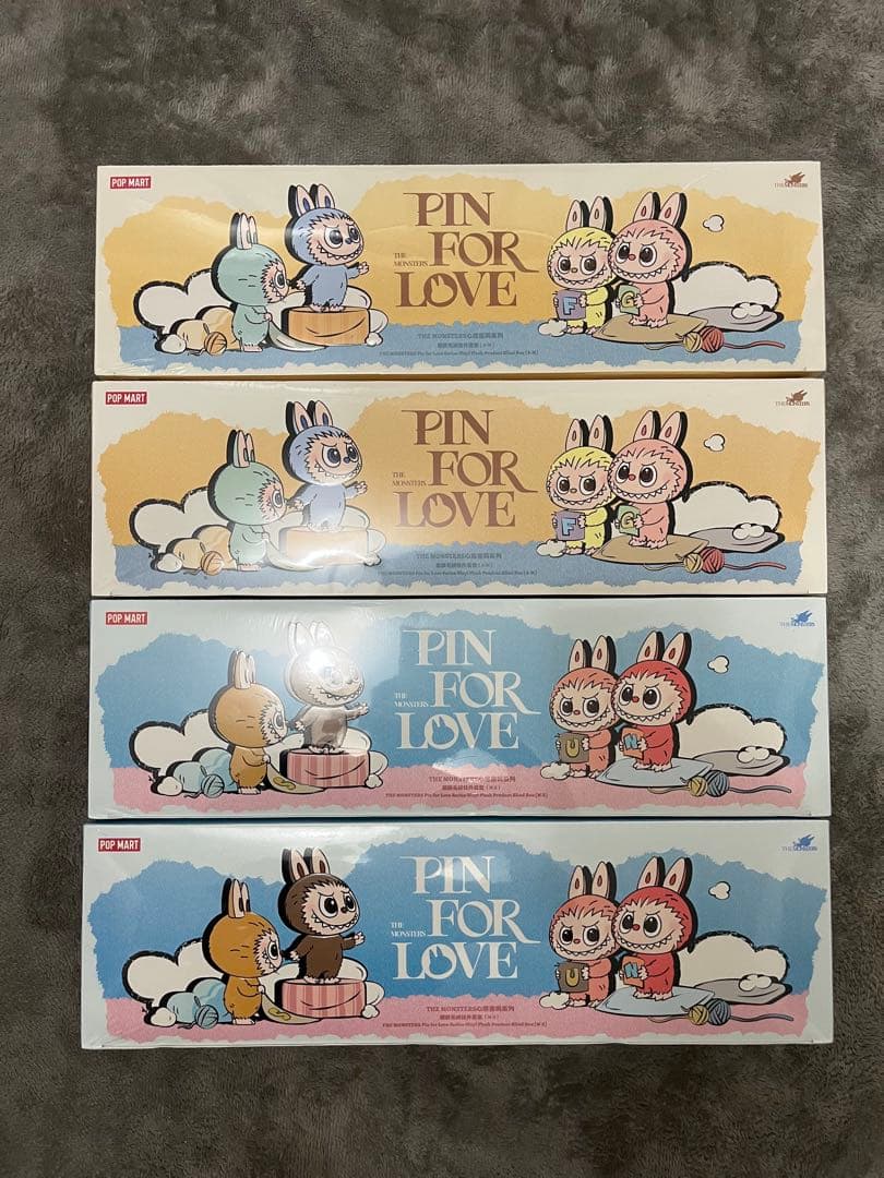 ラブブ PIN FOR LOVE ぬいぐるみ アソートボックス 5セット