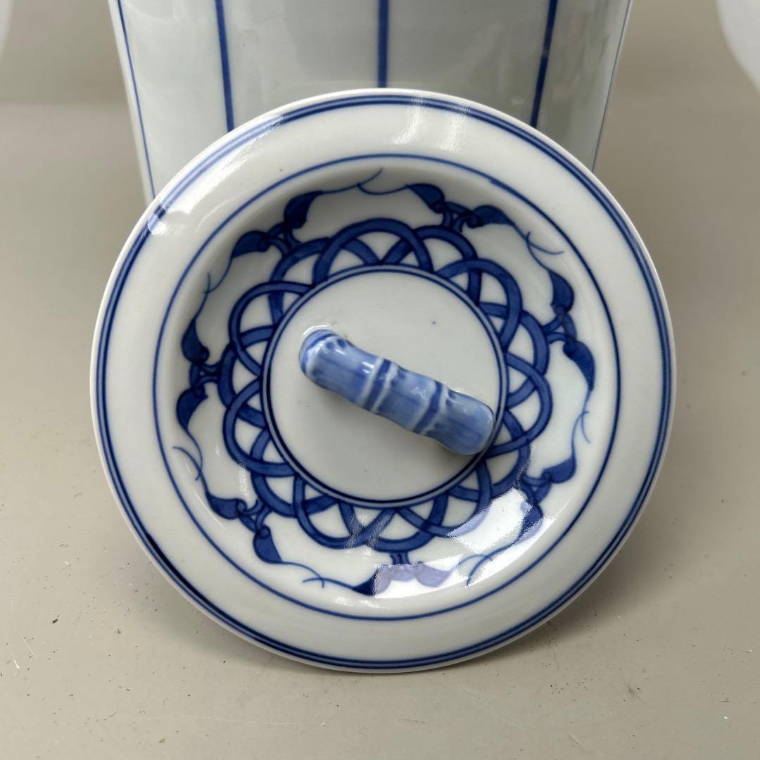 B022祥堂 青白磁 水差し 木箱付き