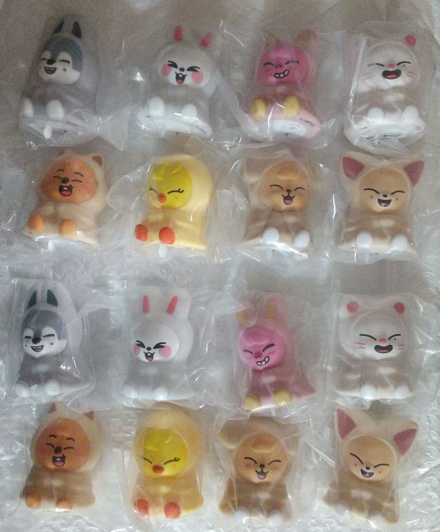 【未使用】スキズ ライトマスコット コンプ×2(16個) ガチャ SKZOO