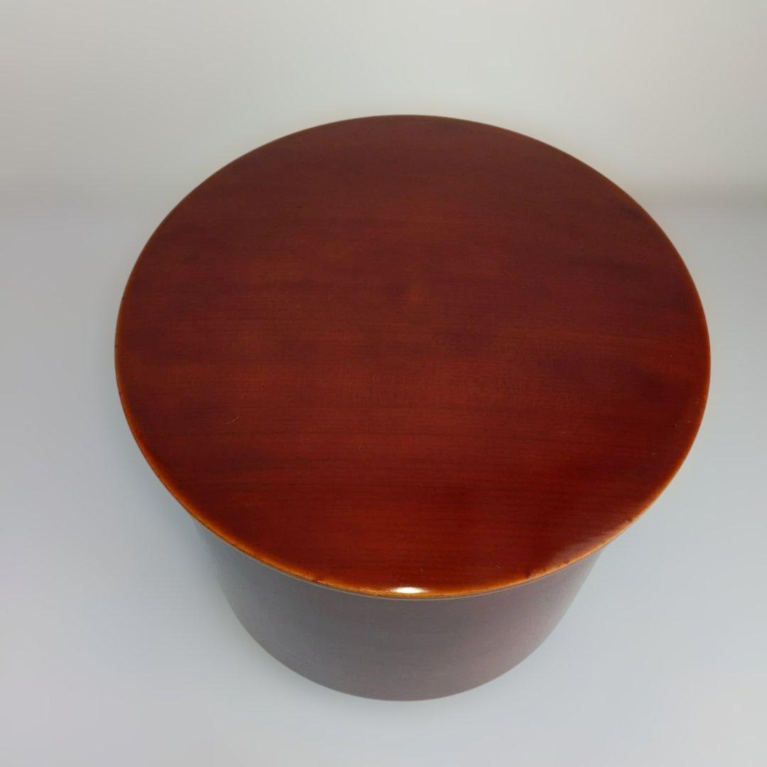 伝統工芸 飛騨春慶塗 曲水指 茶道具 紙箱付