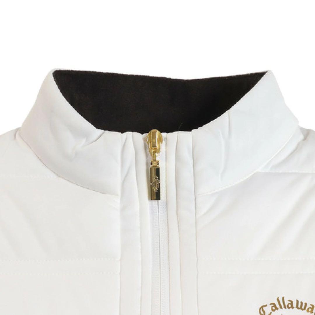 極美品 キャロウェイ 撥水 防風 スターストレッチフルジップ中綿ブルゾン