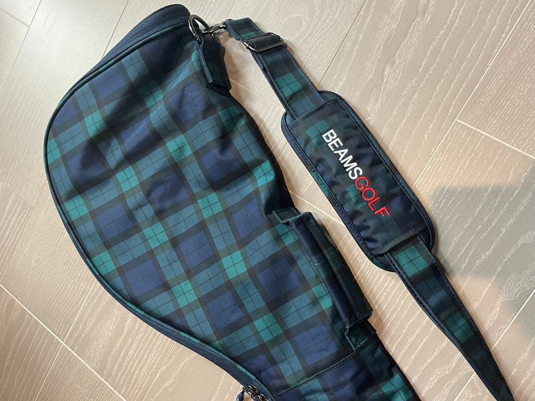 【美品】BEAMS GOLF クラブケース ブラックウォッチ柄