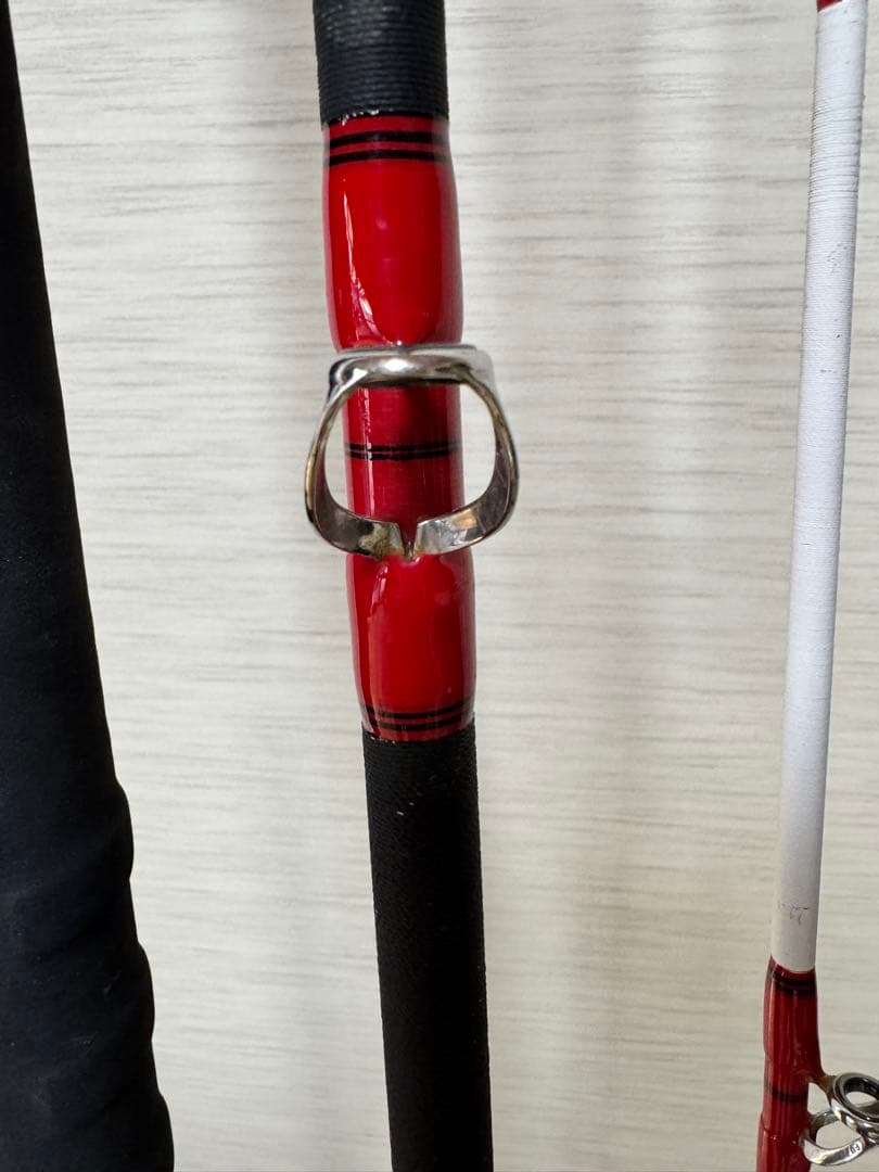 ダイワ幻覇王クエ！ 竿受け、リール60付けます。