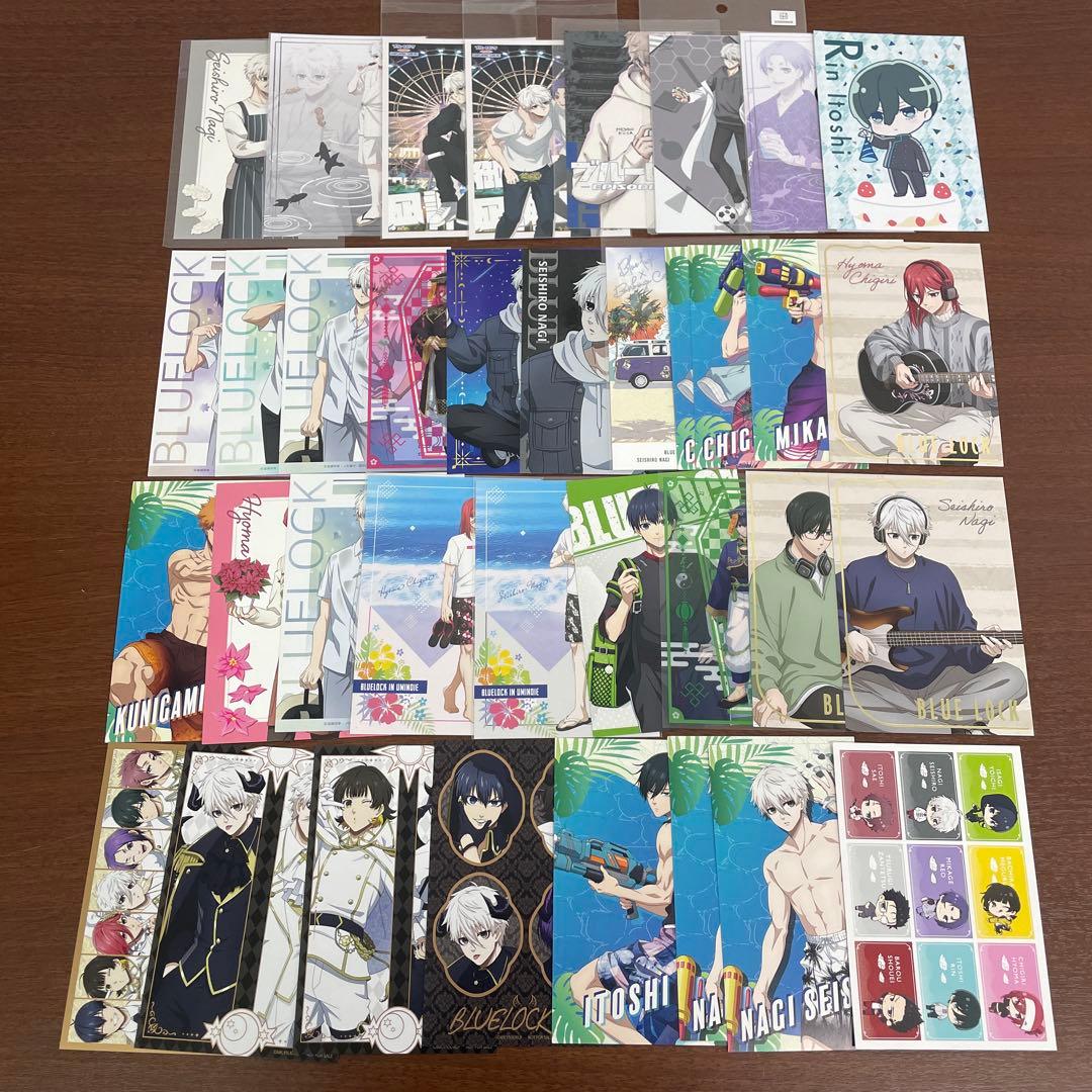 ❶ブルーロック ポストカード ブロマイド クリアカード 色紙 紙類 まとめ売り