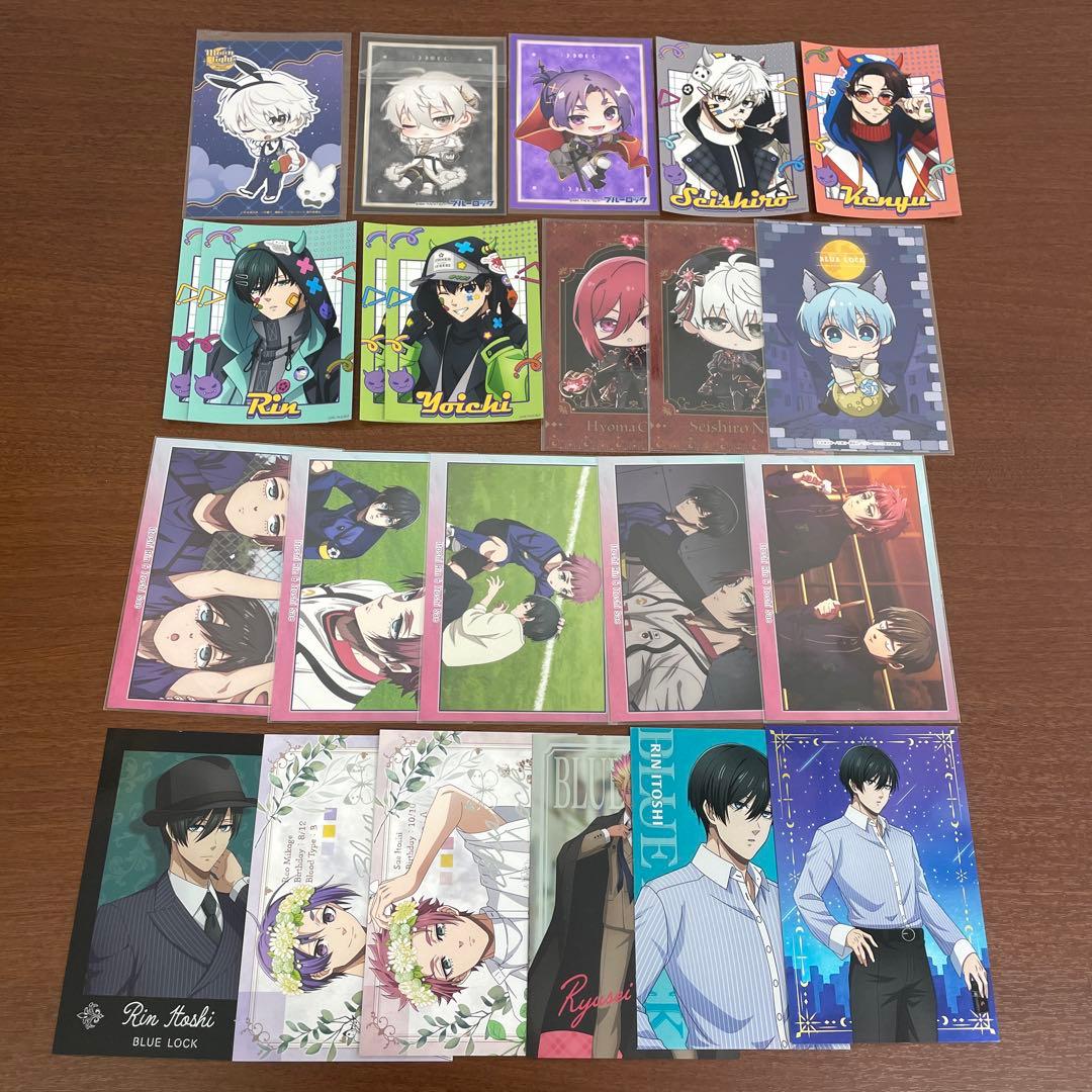 ❶ブルーロック ポストカード ブロマイド クリアカード 色紙 紙類 まとめ売り