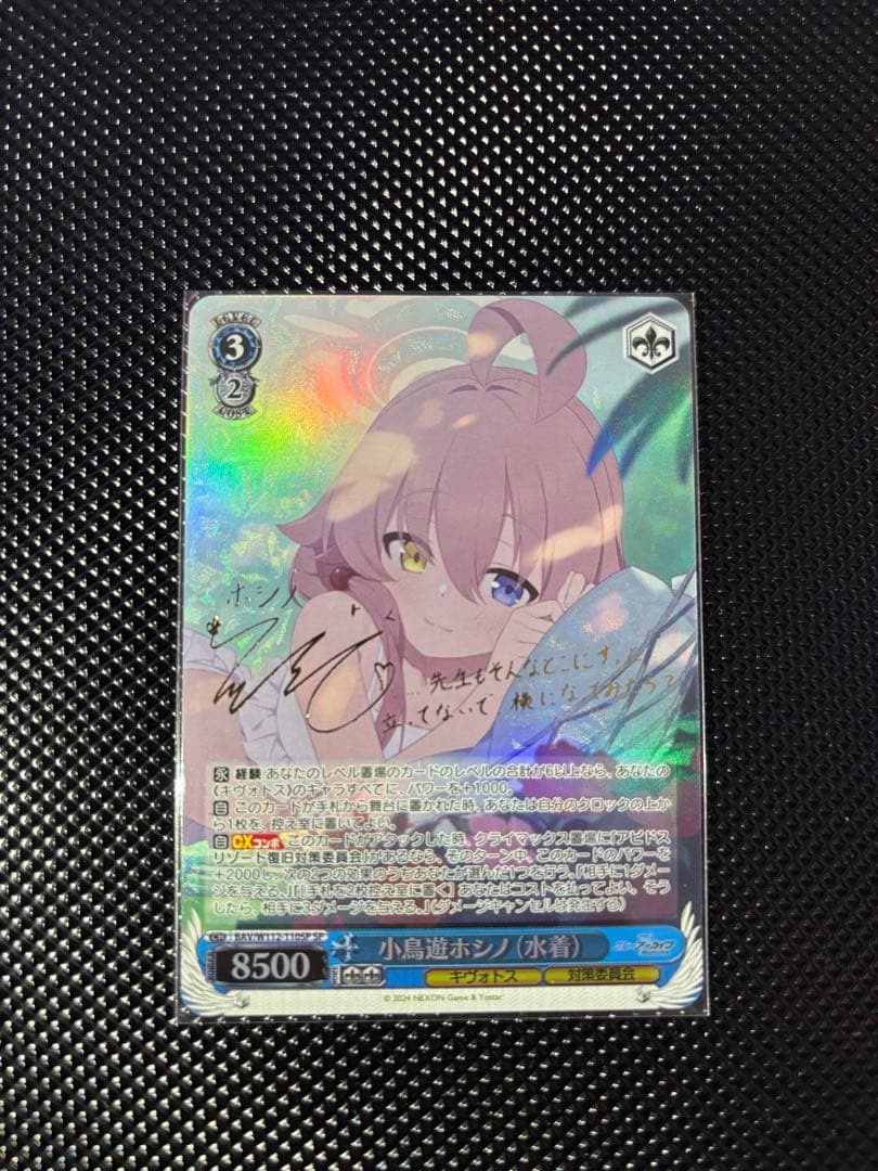 【極美品】ヴァイス　ブルーアーカイブ　ホシノ水着　spサイン