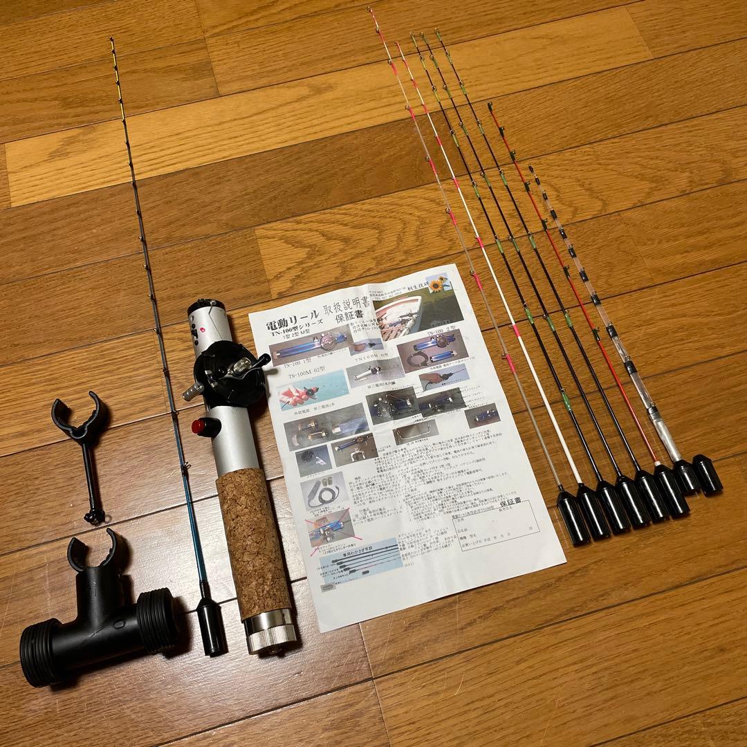 電動リール ￼穂先 ワカサギ