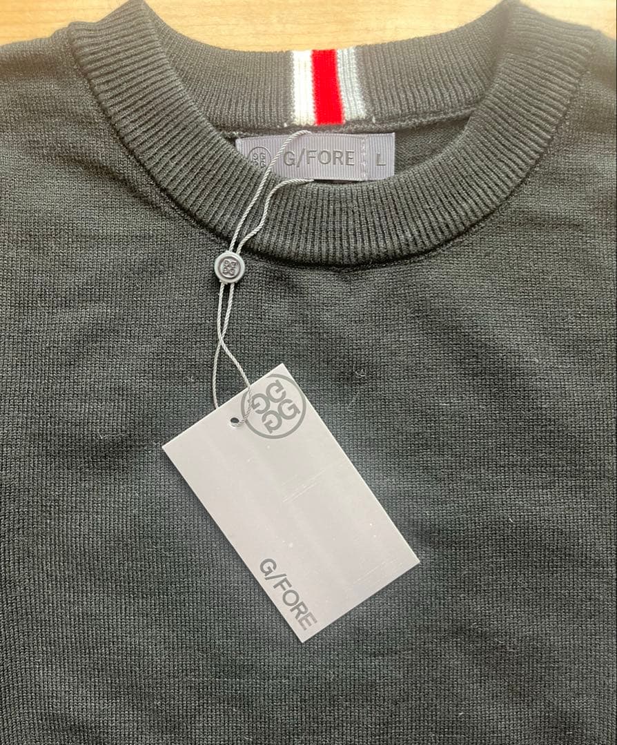 新品G/FORE ジーフォア　ゴルフ　セーター　ブラック L レディース