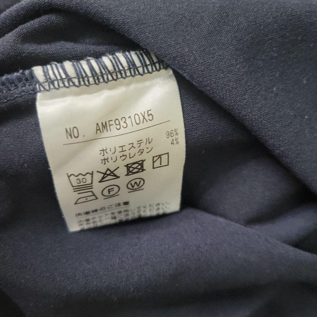 美品　and per se ネイビー 長袖ポロシャツ　LLサイズ　メンズ