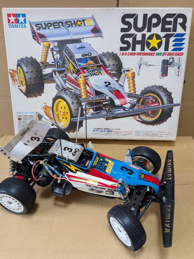 TAMIYA SUPER SHOT 1/10 ラジコンカー プロポセット付き