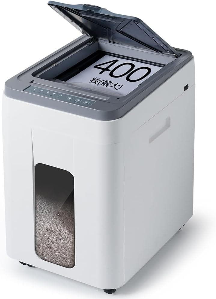 大容量50L 自動連続細断400枚✨オートフィードシュレッダー✨