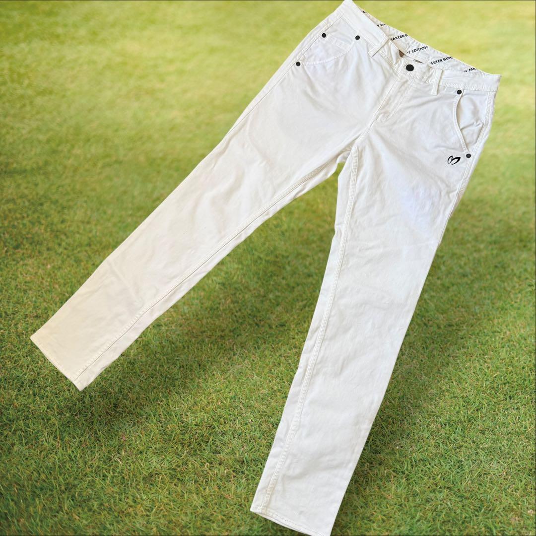 マスターバニー　パンツ　白　S〜M相当　コットン素材　ホワイト　黒　ゴルフ　3