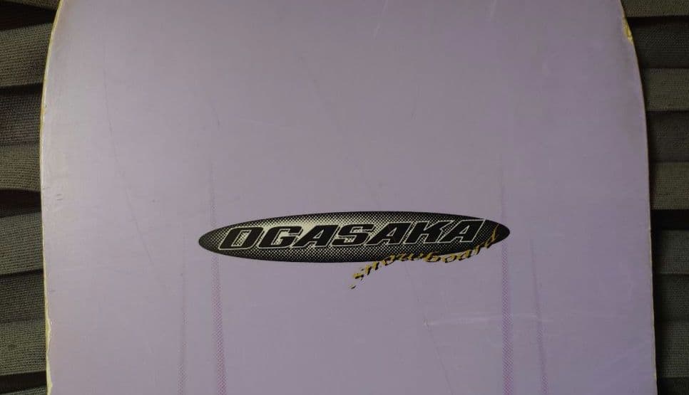 OGASAKA スノーボード パープル バインディング付き