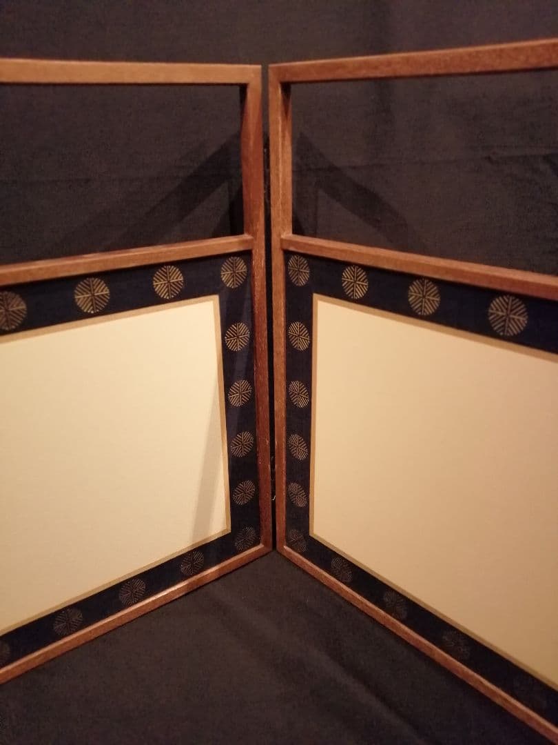 【茶道具】裏千家14代淡々斎宗匠好鵬雲斎大宗匠在判唐松桑腰風炉先　風炉先150