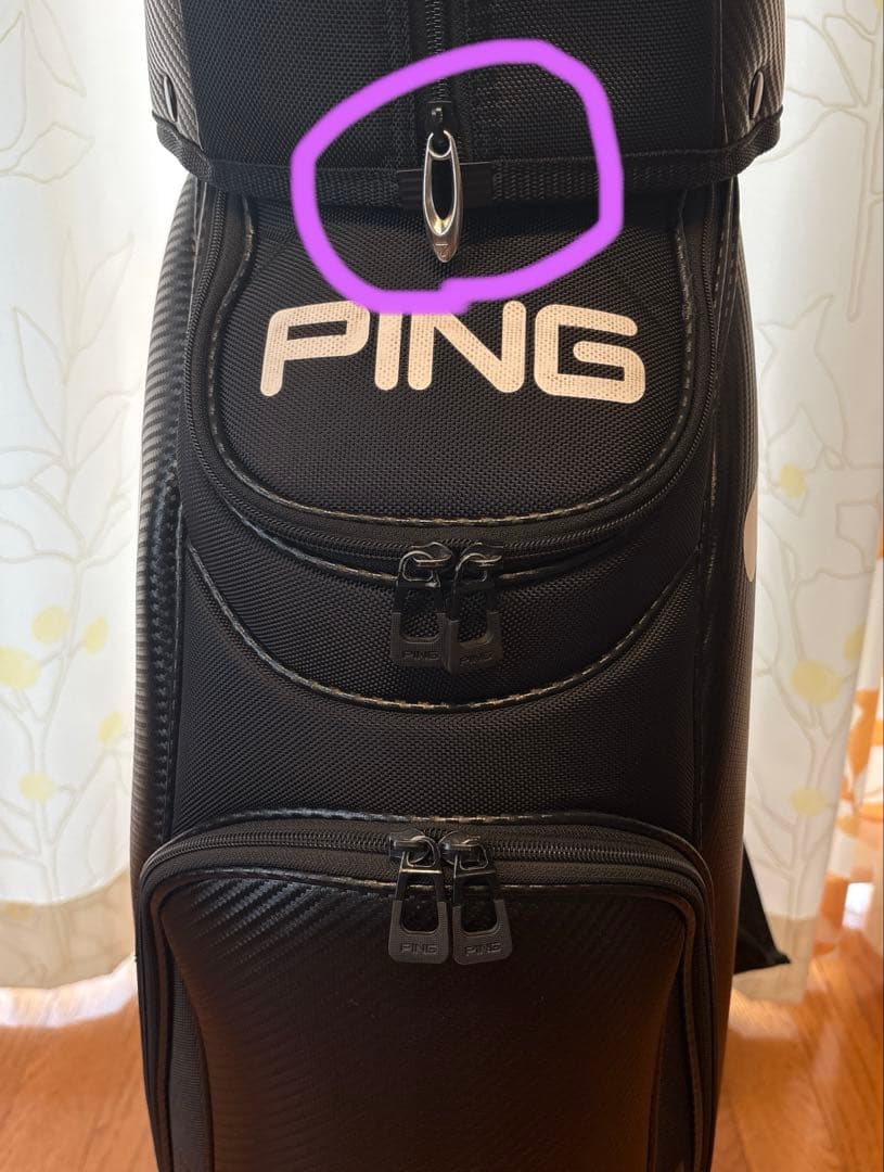 PING キャディバッグ 黒9.5型