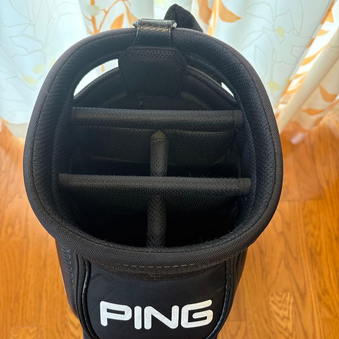 PING キャディバッグ 黒9.5型
