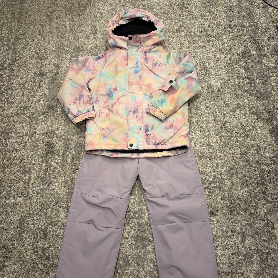 ACTLEIS 子ども用スキーウェア 130cm 薄紫　上下セット