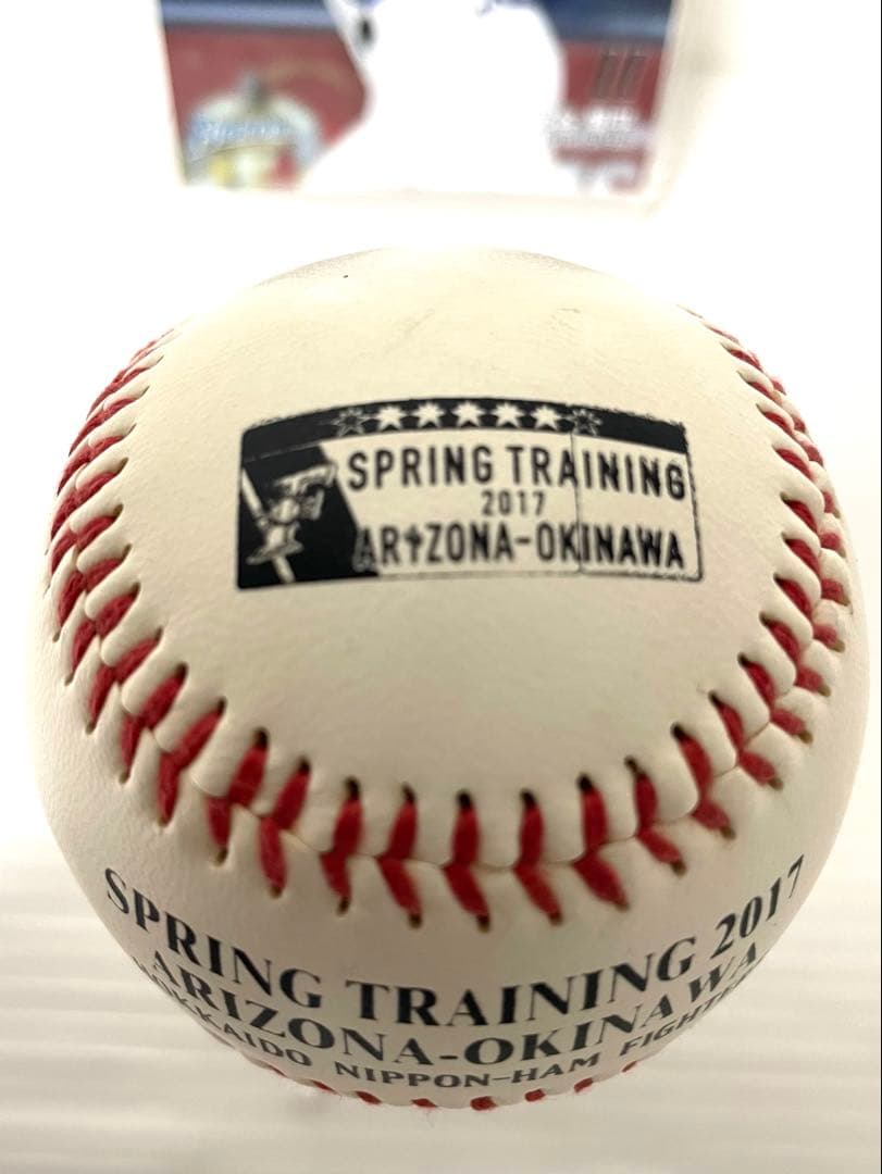 大谷翔平　直筆サインボール 日本ハムファイターズ 春季キャンプ2017