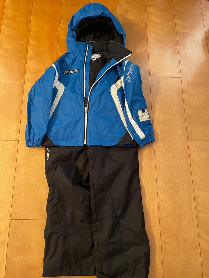 phenix 子ども用スキーウェア 120サイズ　ヘルメット　手袋　セット