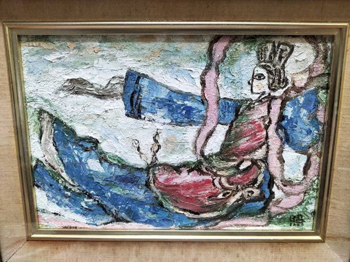 油絵 高橋 照子作 ❤️