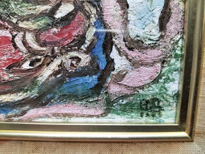 油絵 高橋 照子作 ❤️