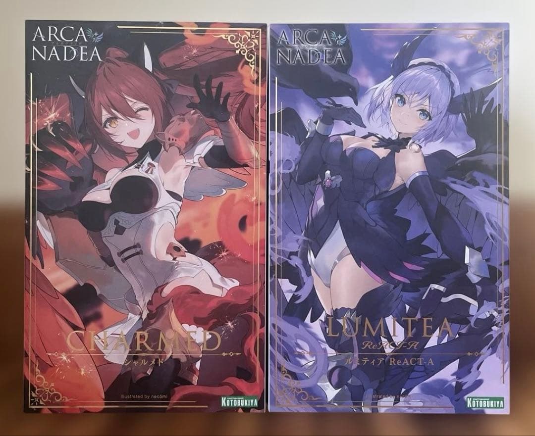 アルカナディア　シャルメド、ルミティア　プラモデル