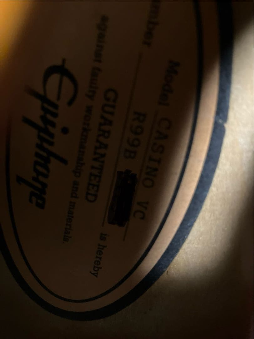 Epiphone casino カジノ　エピフォン