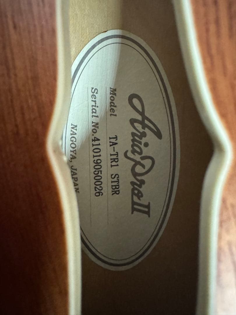 アリアプロII TA-TRI STBR ネック折れ