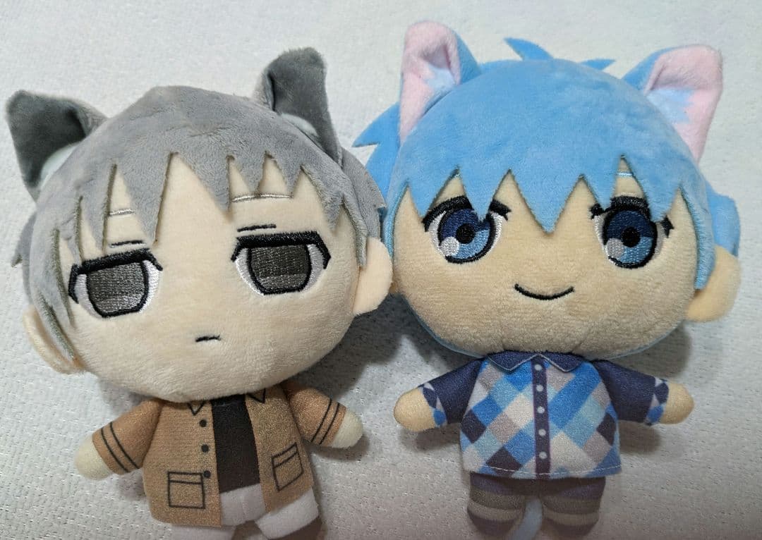 黒子のバスケ　ナンジャタウン　黒子テツヤ　黛千尋　ぬいぐるみバッジ　ぬいぐるみ